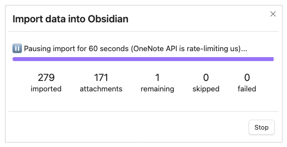Daten Import aus OneNote